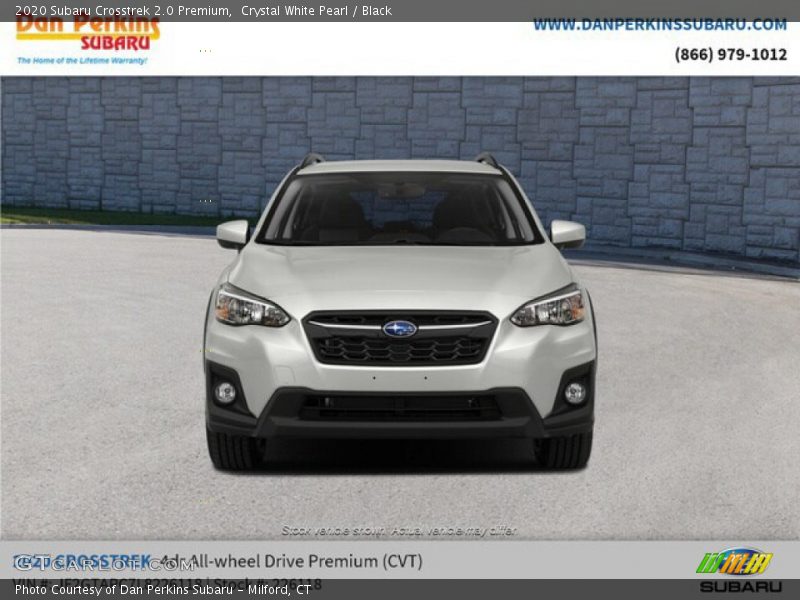 Crystal White Pearl / Black 2020 Subaru Crosstrek 2.0 Premium