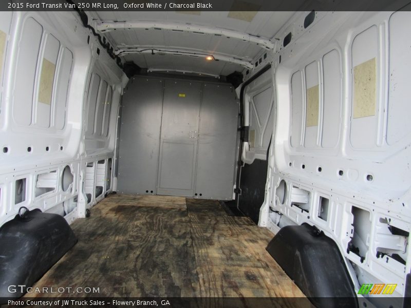Oxford White / Charcoal Black 2015 Ford Transit Van 250 MR Long