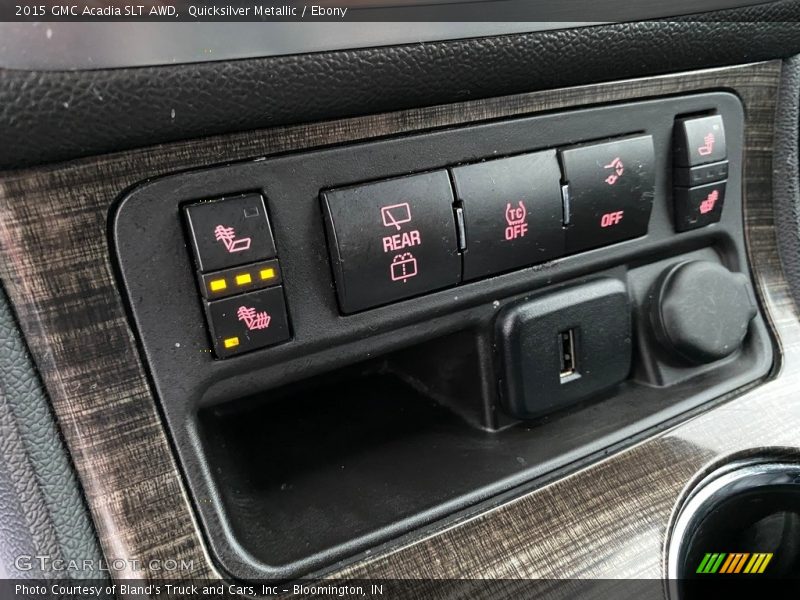 Quicksilver Metallic / Ebony 2015 GMC Acadia SLT AWD