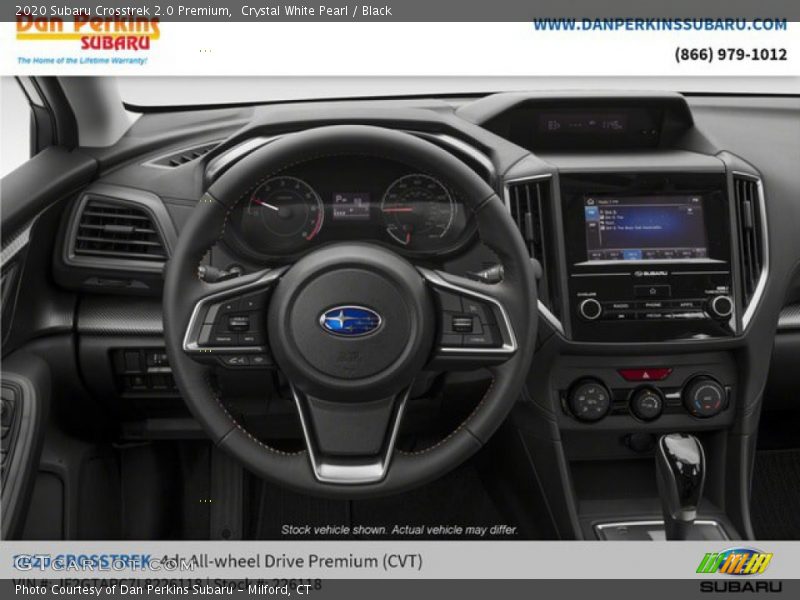 Crystal White Pearl / Black 2020 Subaru Crosstrek 2.0 Premium
