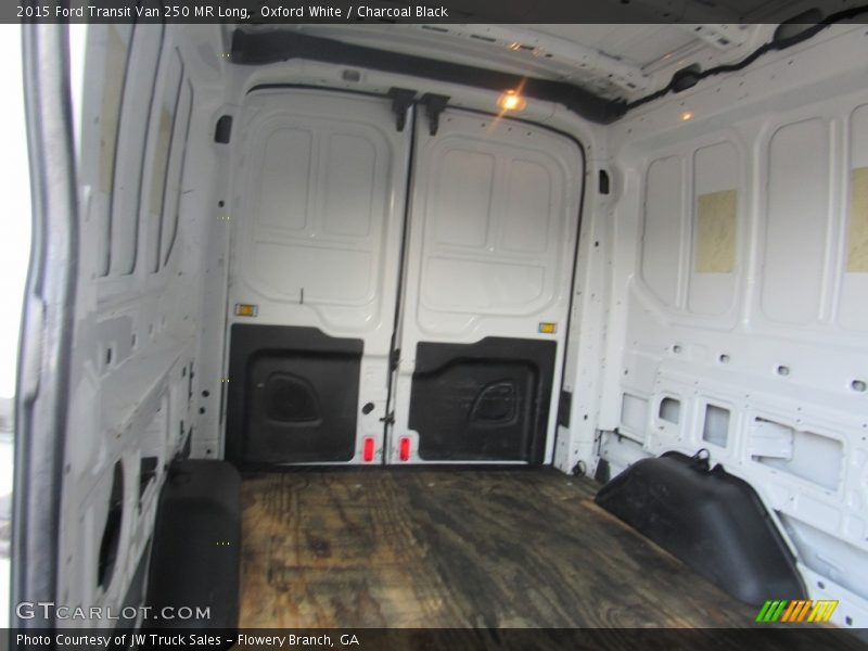 Oxford White / Charcoal Black 2015 Ford Transit Van 250 MR Long