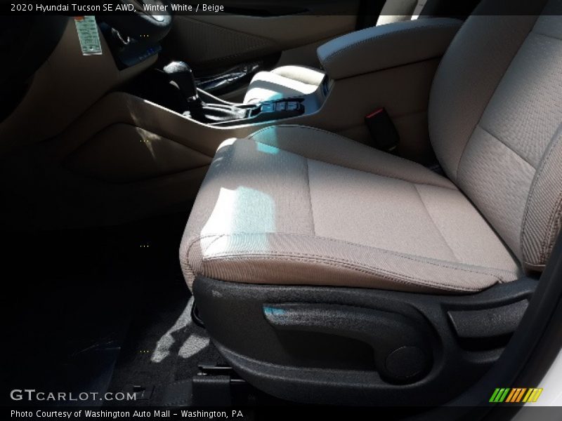 Winter White / Beige 2020 Hyundai Tucson SE AWD