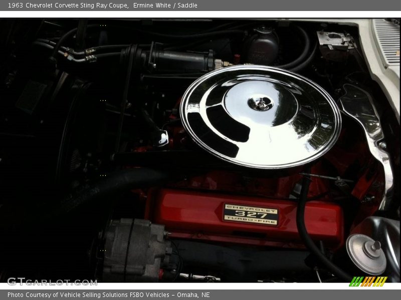  1963 Corvette Sting Ray Coupe Engine - 327 cid OHV 16-Valve V8