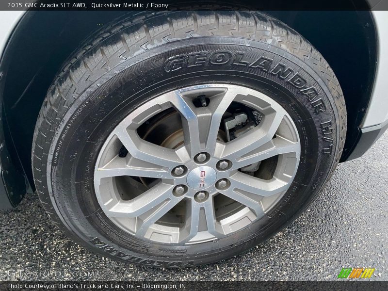 Quicksilver Metallic / Ebony 2015 GMC Acadia SLT AWD
