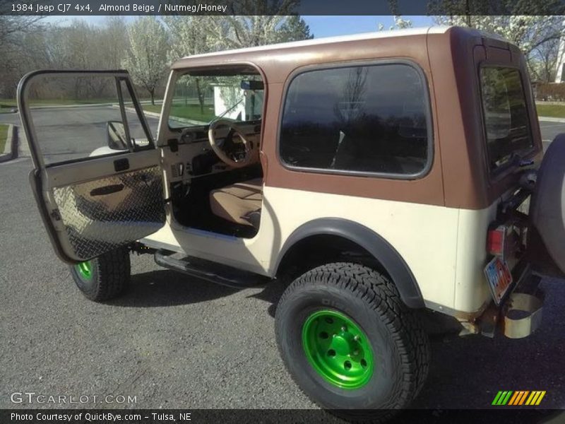 Almond Beige / Nutmeg/Honey 1984 Jeep CJ7 4x4