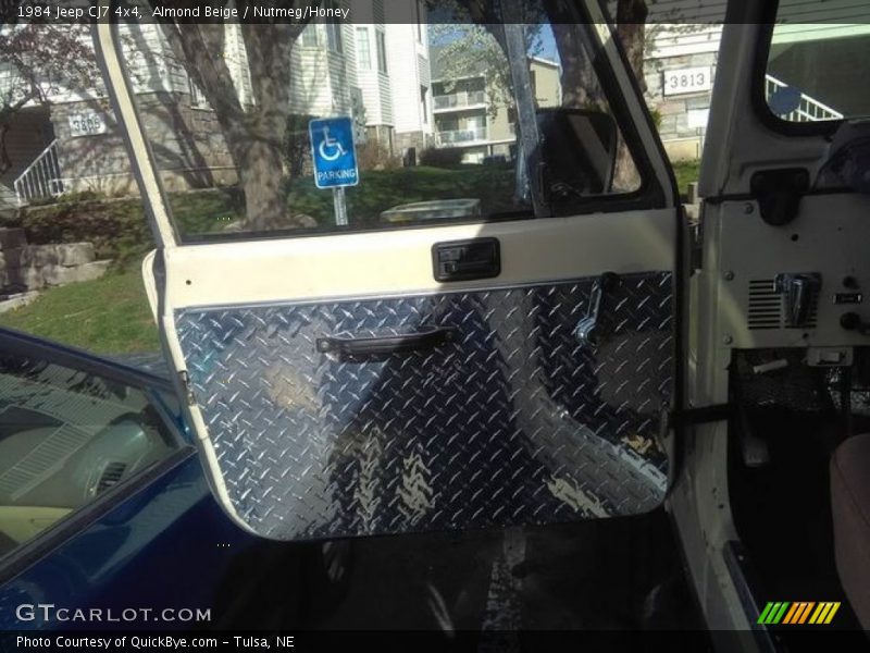 Almond Beige / Nutmeg/Honey 1984 Jeep CJ7 4x4