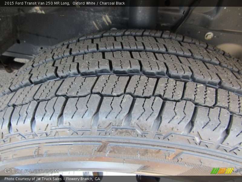 Oxford White / Charcoal Black 2015 Ford Transit Van 250 MR Long