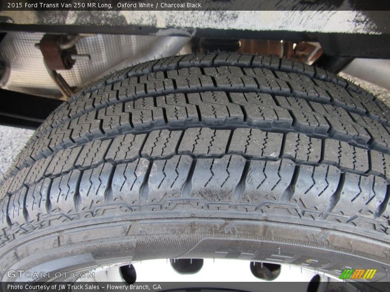 Oxford White / Charcoal Black 2015 Ford Transit Van 250 MR Long
