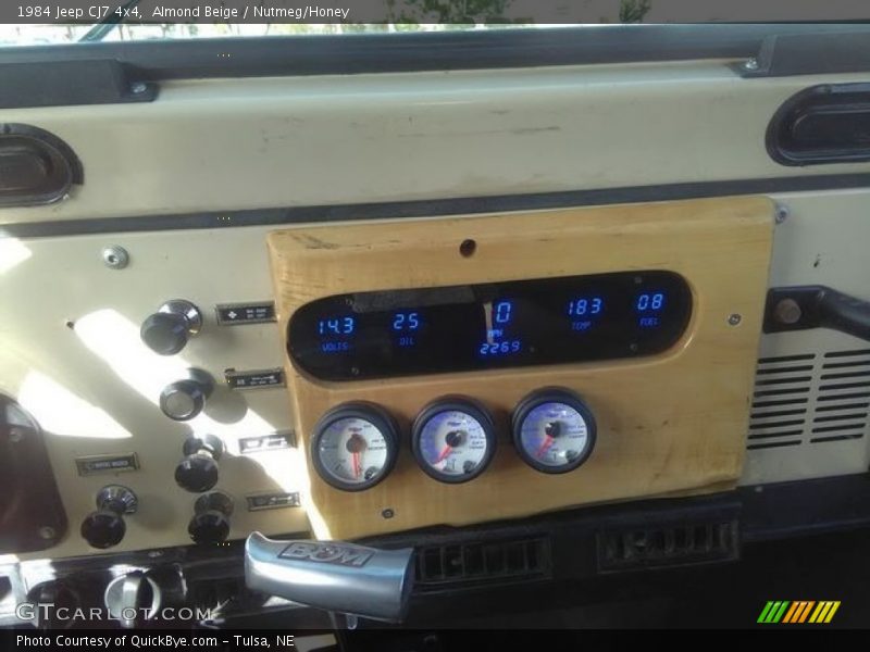 Almond Beige / Nutmeg/Honey 1984 Jeep CJ7 4x4