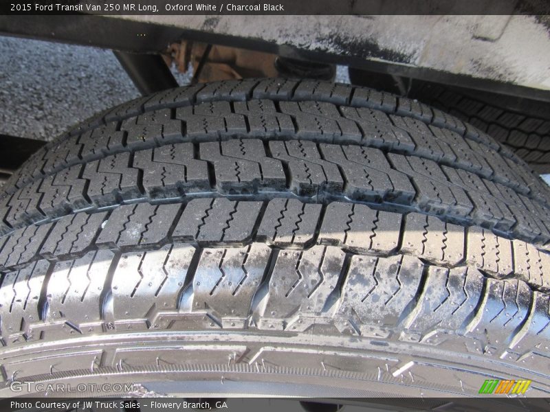 Oxford White / Charcoal Black 2015 Ford Transit Van 250 MR Long