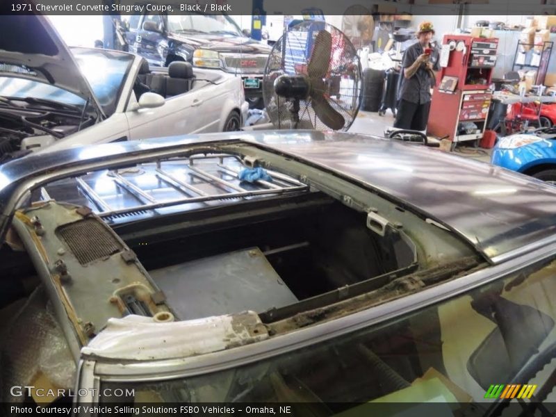 Black / Black 1971 Chevrolet Corvette Stingray Coupe