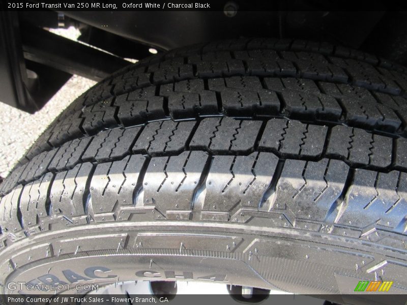 Oxford White / Charcoal Black 2015 Ford Transit Van 250 MR Long