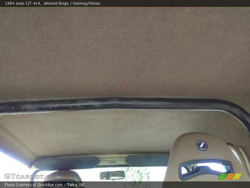 Almond Beige / Nutmeg/Honey 1984 Jeep CJ7 4x4
