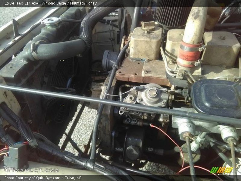 Almond Beige / Nutmeg/Honey 1984 Jeep CJ7 4x4