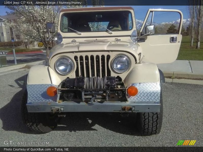 Almond Beige / Nutmeg/Honey 1984 Jeep CJ7 4x4