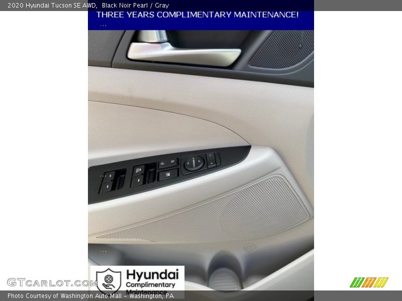 Black Noir Pearl / Gray 2020 Hyundai Tucson SE AWD