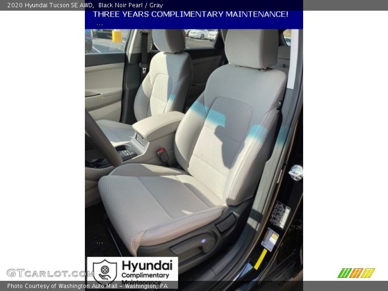 Black Noir Pearl / Gray 2020 Hyundai Tucson SE AWD