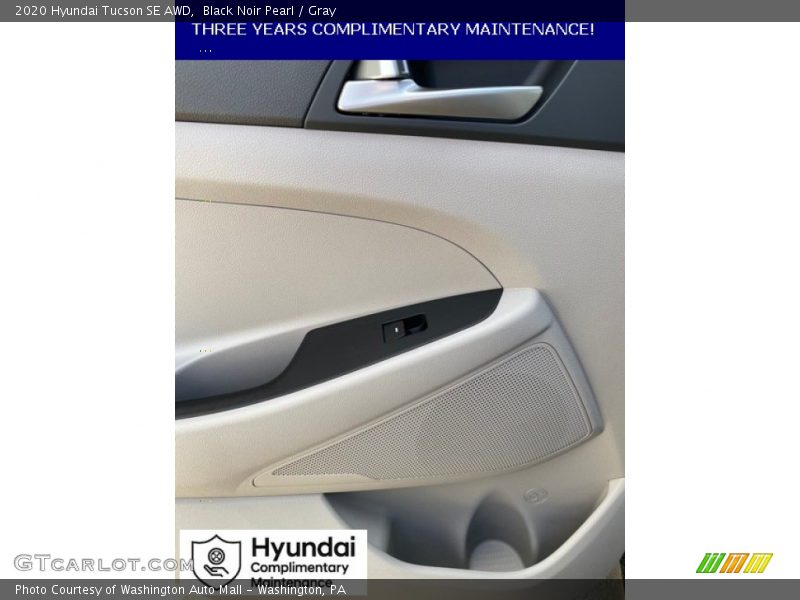 Black Noir Pearl / Gray 2020 Hyundai Tucson SE AWD