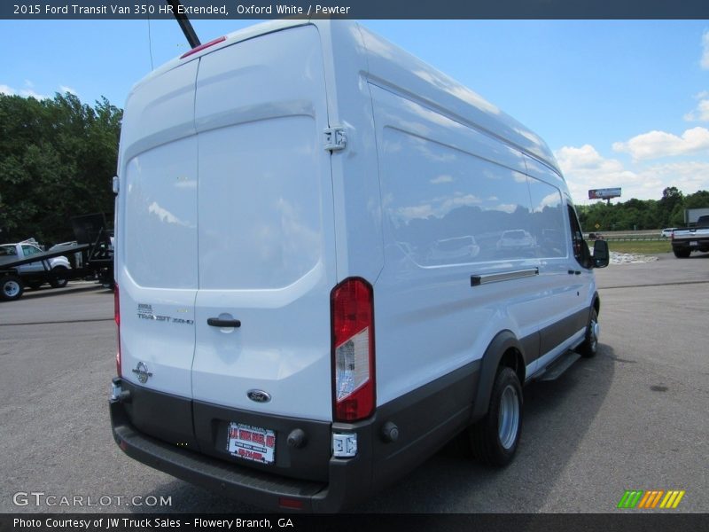 Oxford White / Pewter 2015 Ford Transit Van 350 HR Extended