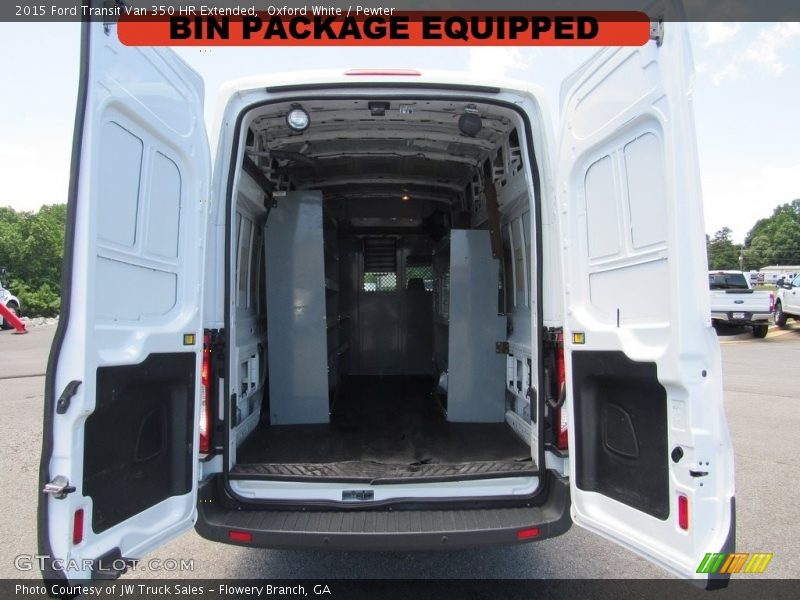 Oxford White / Pewter 2015 Ford Transit Van 350 HR Extended