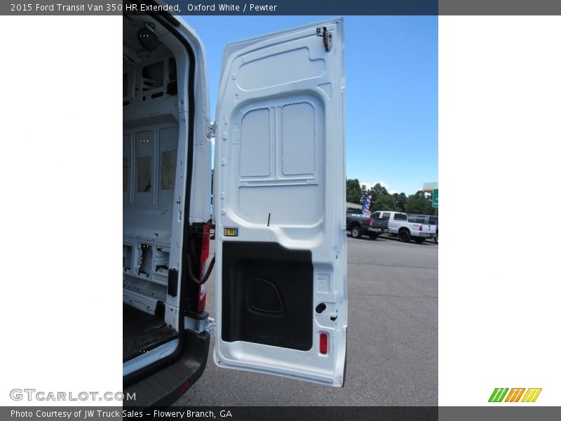 Oxford White / Pewter 2015 Ford Transit Van 350 HR Extended