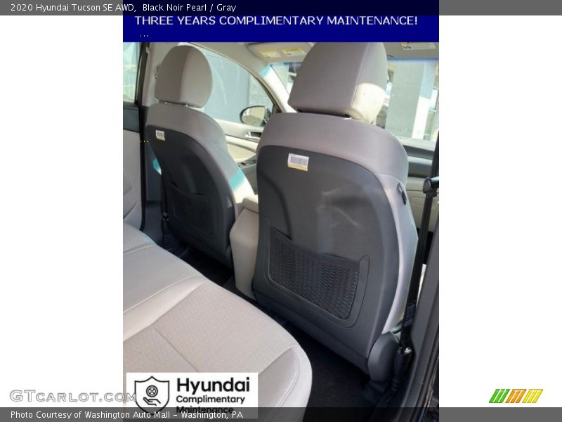 Black Noir Pearl / Gray 2020 Hyundai Tucson SE AWD