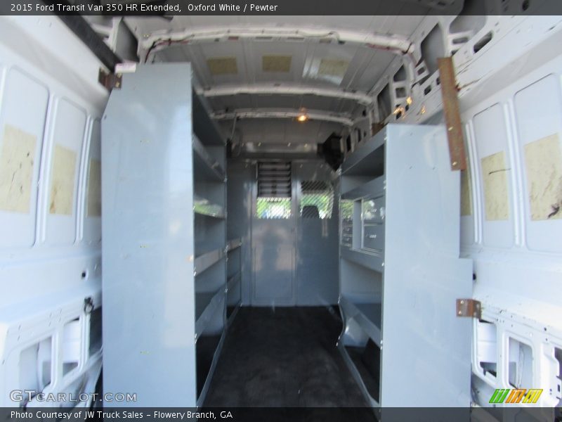 Oxford White / Pewter 2015 Ford Transit Van 350 HR Extended
