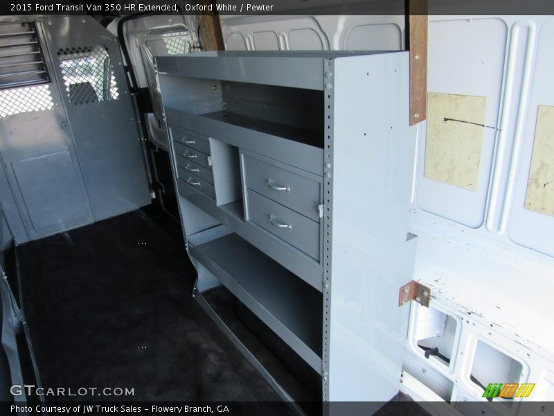 Oxford White / Pewter 2015 Ford Transit Van 350 HR Extended