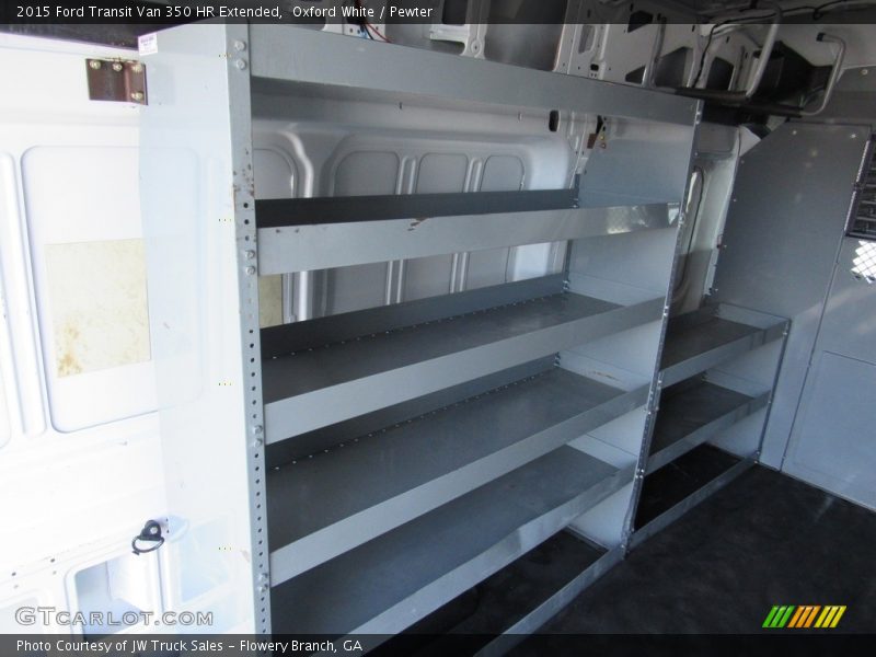 Oxford White / Pewter 2015 Ford Transit Van 350 HR Extended