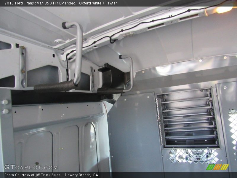Oxford White / Pewter 2015 Ford Transit Van 350 HR Extended