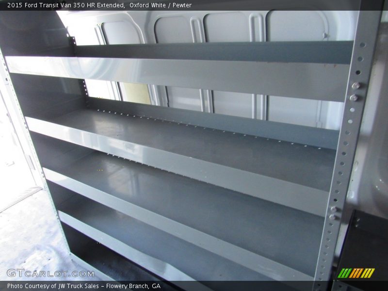 Oxford White / Pewter 2015 Ford Transit Van 350 HR Extended