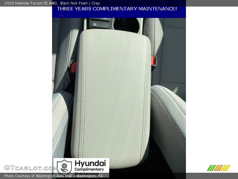 Black Noir Pearl / Gray 2020 Hyundai Tucson SE AWD
