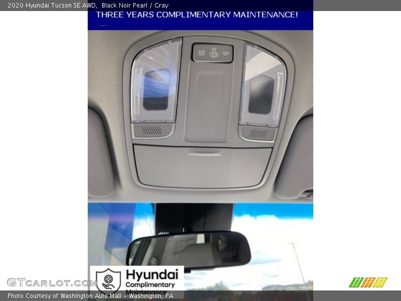 Black Noir Pearl / Gray 2020 Hyundai Tucson SE AWD