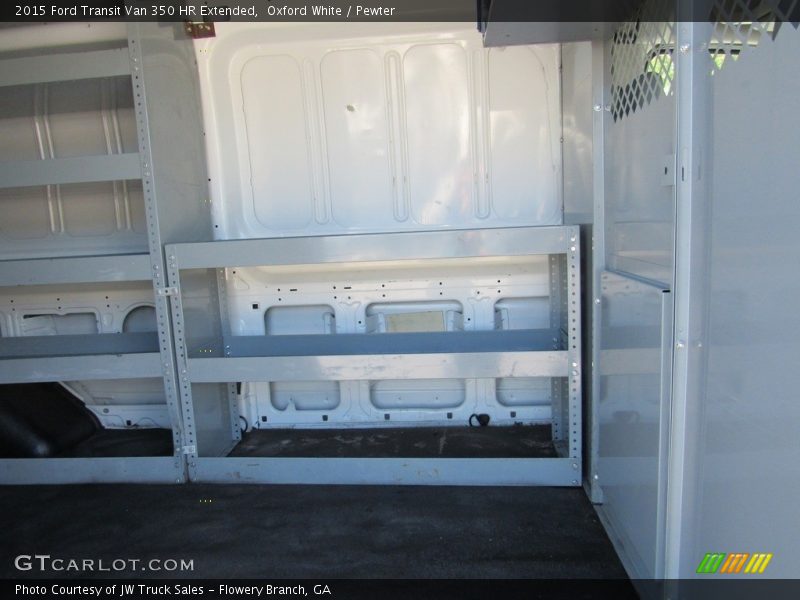 Oxford White / Pewter 2015 Ford Transit Van 350 HR Extended