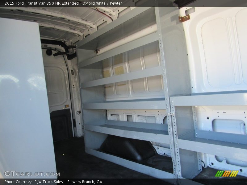 Oxford White / Pewter 2015 Ford Transit Van 350 HR Extended