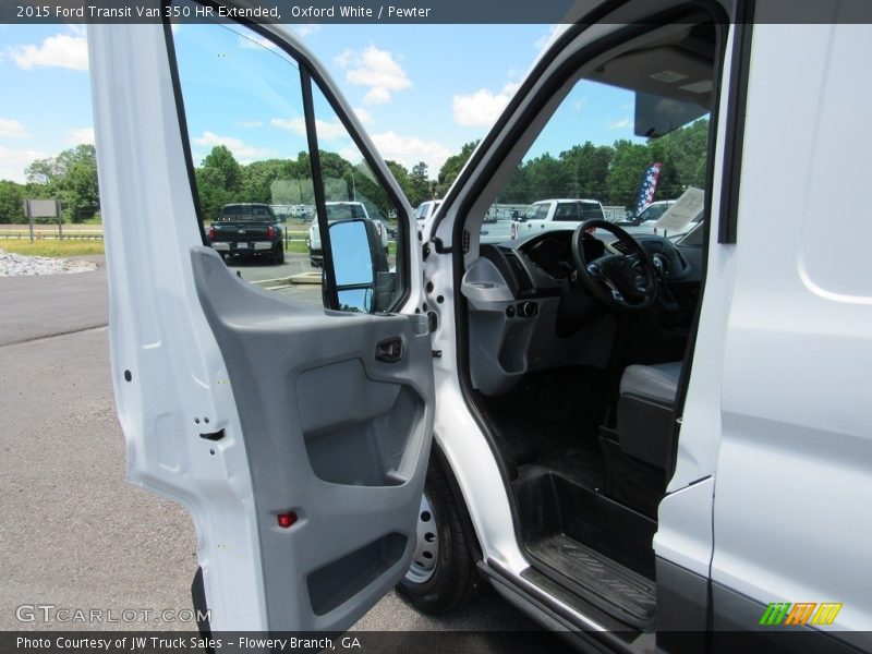 Oxford White / Pewter 2015 Ford Transit Van 350 HR Extended