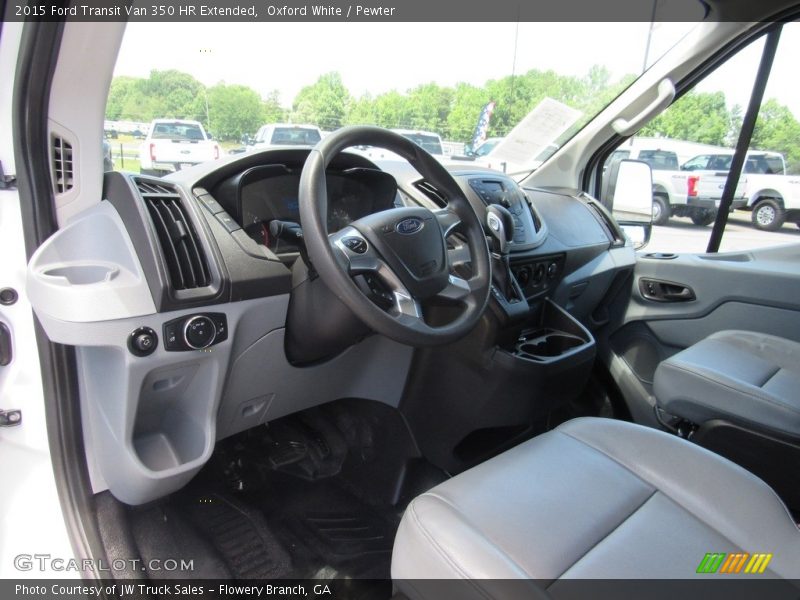  2015 Transit Van 350 HR Extended Pewter Interior