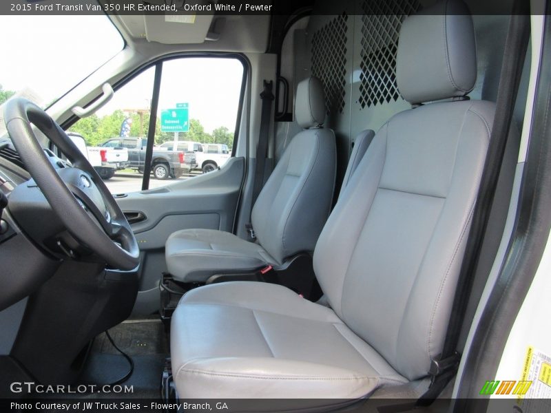 Front Seat of 2015 Transit Van 350 HR Extended