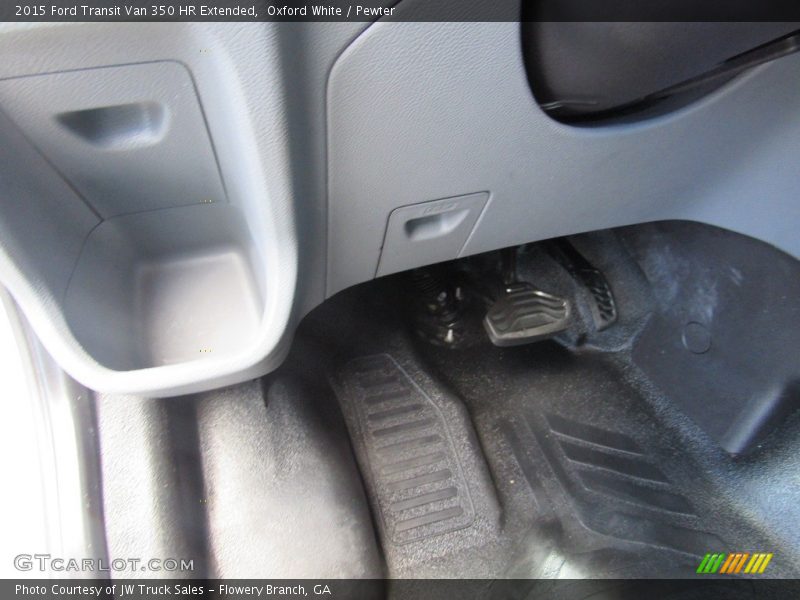 Oxford White / Pewter 2015 Ford Transit Van 350 HR Extended