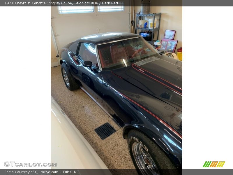 Midnight Blue / Dark Red 1974 Chevrolet Corvette Stingray Coupe