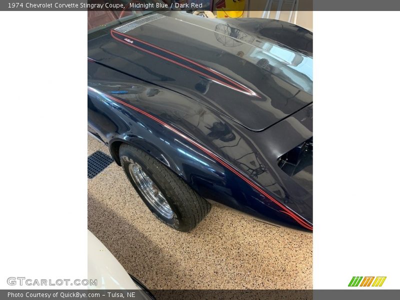 Midnight Blue / Dark Red 1974 Chevrolet Corvette Stingray Coupe