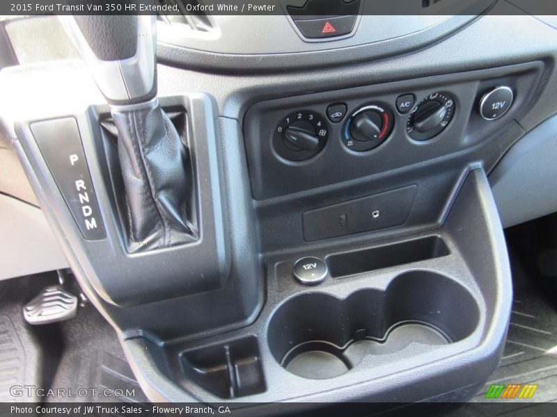 Oxford White / Pewter 2015 Ford Transit Van 350 HR Extended