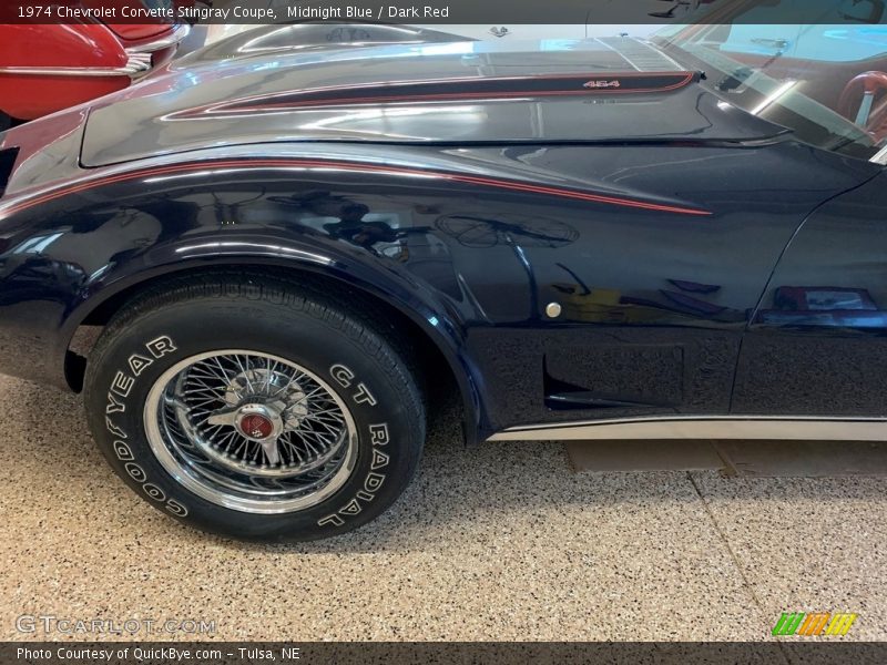 Midnight Blue / Dark Red 1974 Chevrolet Corvette Stingray Coupe