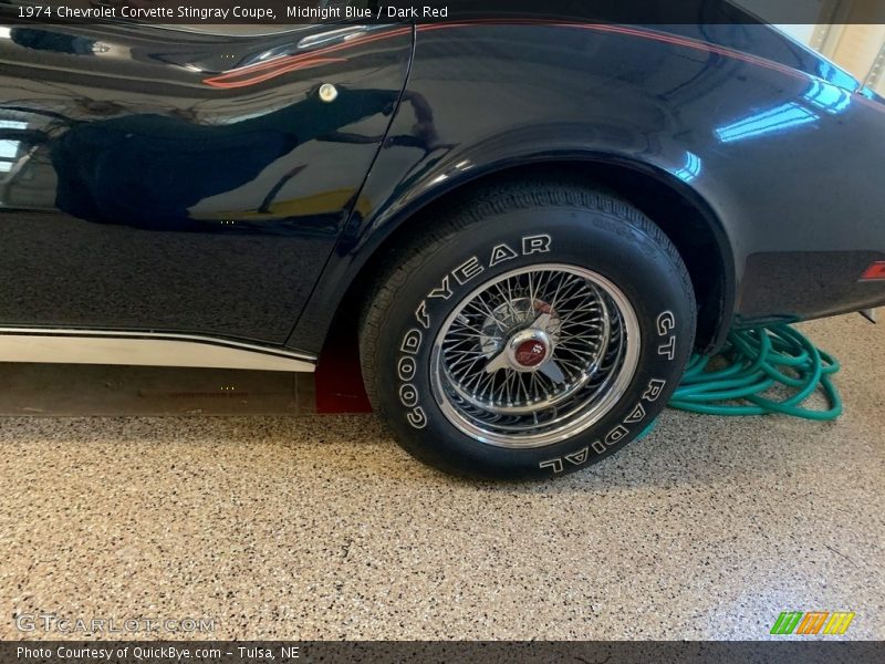 Midnight Blue / Dark Red 1974 Chevrolet Corvette Stingray Coupe