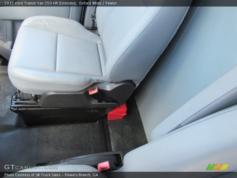 Oxford White / Pewter 2015 Ford Transit Van 350 HR Extended