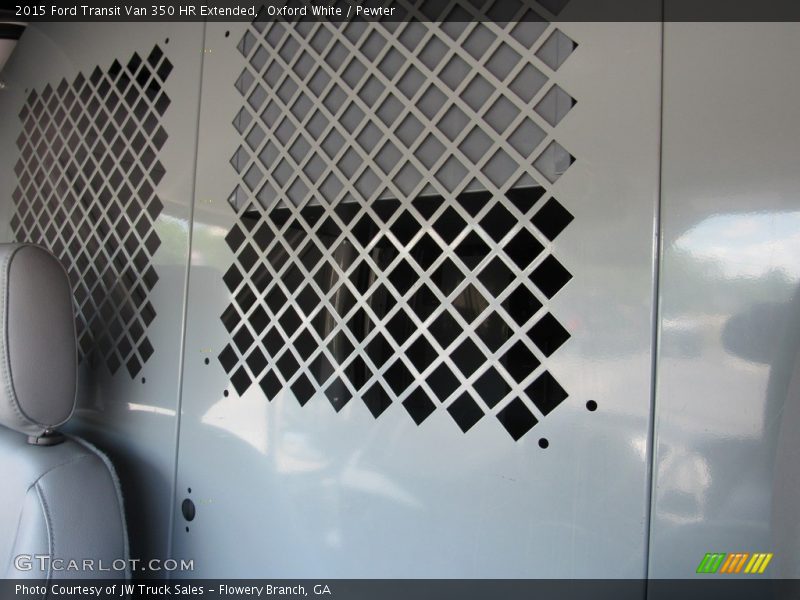 Oxford White / Pewter 2015 Ford Transit Van 350 HR Extended