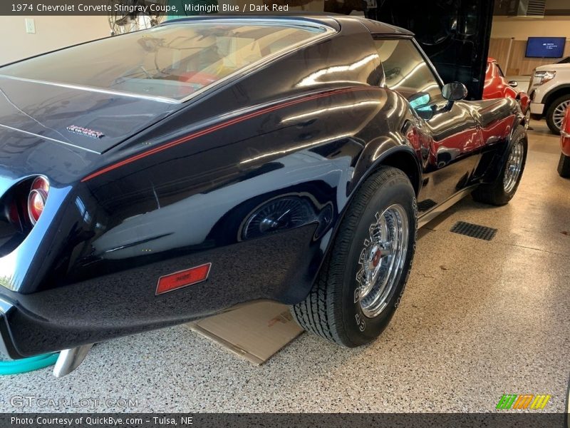 Midnight Blue / Dark Red 1974 Chevrolet Corvette Stingray Coupe