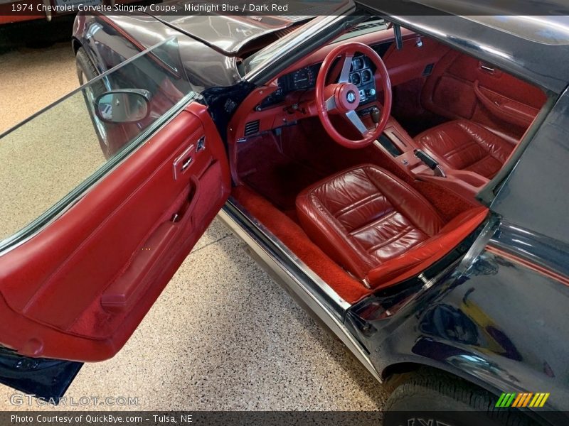 Midnight Blue / Dark Red 1974 Chevrolet Corvette Stingray Coupe