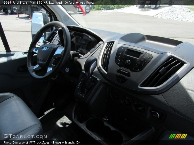 Oxford White / Pewter 2015 Ford Transit Van 350 HR Extended