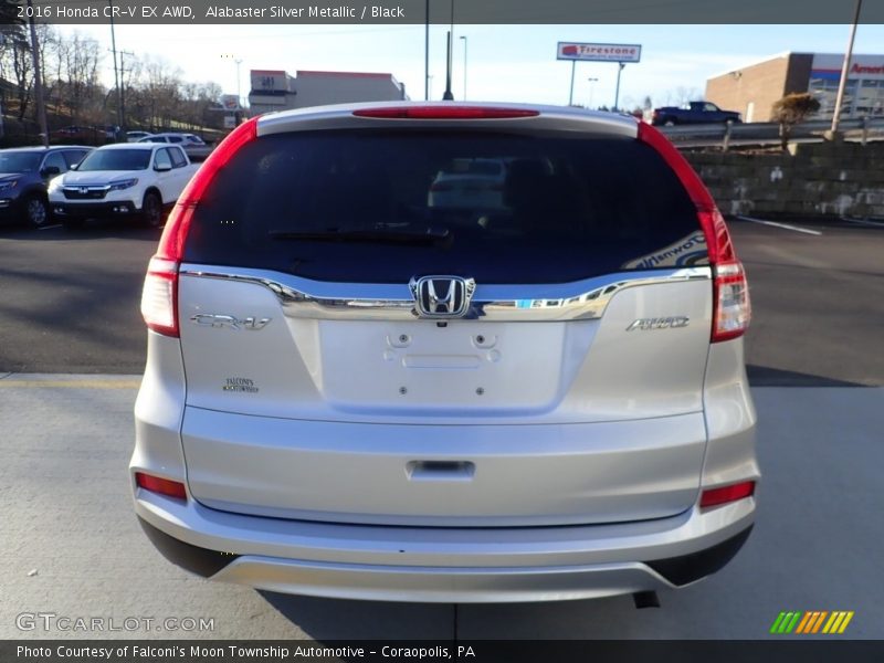 Alabaster Silver Metallic / Black 2016 Honda CR-V EX AWD